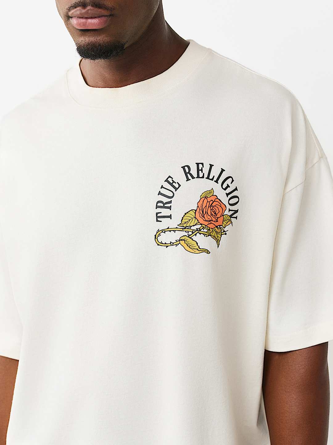 FLORAL SNAKE HEAVYWEIGHT OVERSIZED TEE, image 4