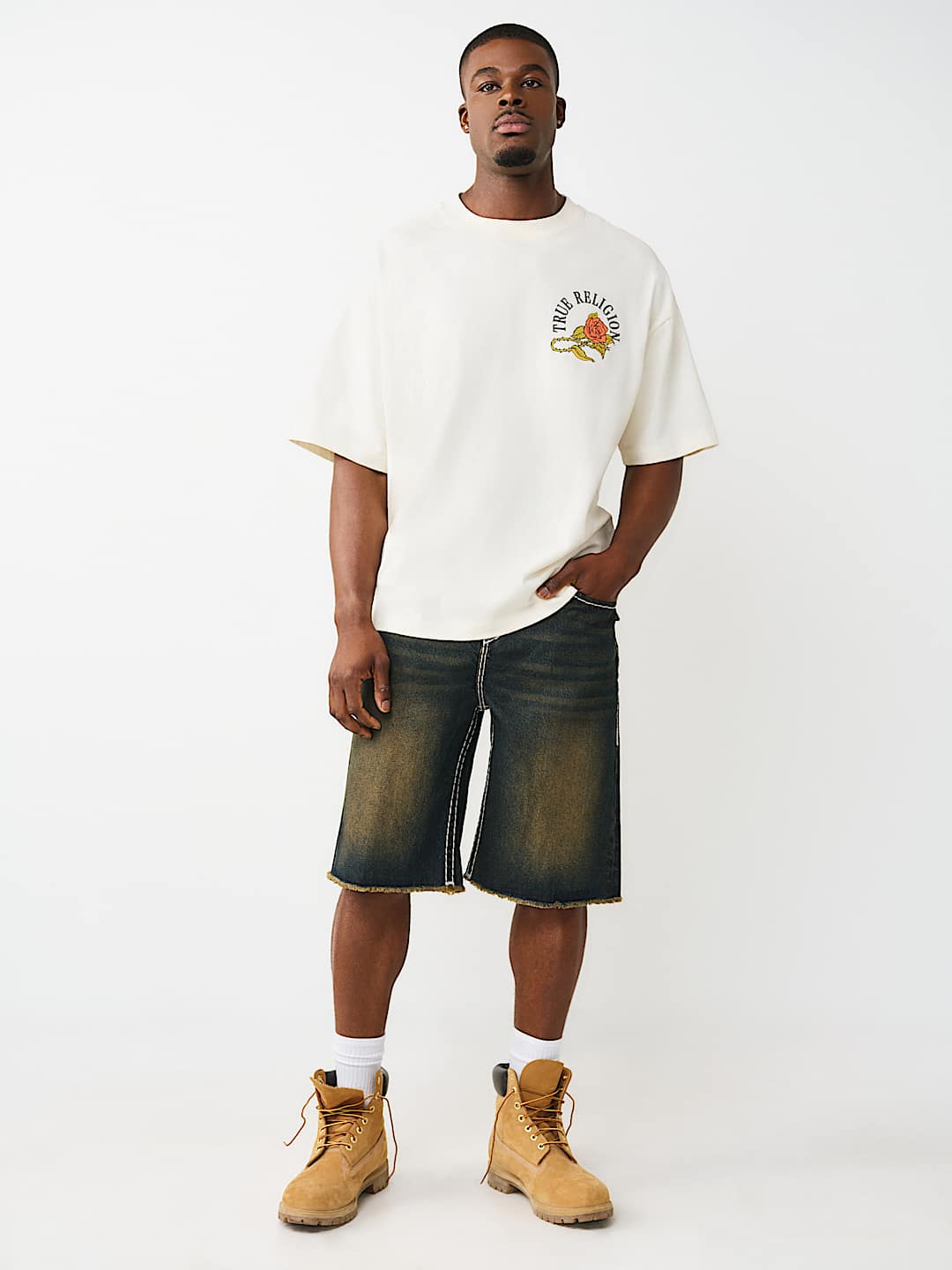 FLORAL SNAKE HEAVYWEIGHT OVERSIZED TEE, image 6