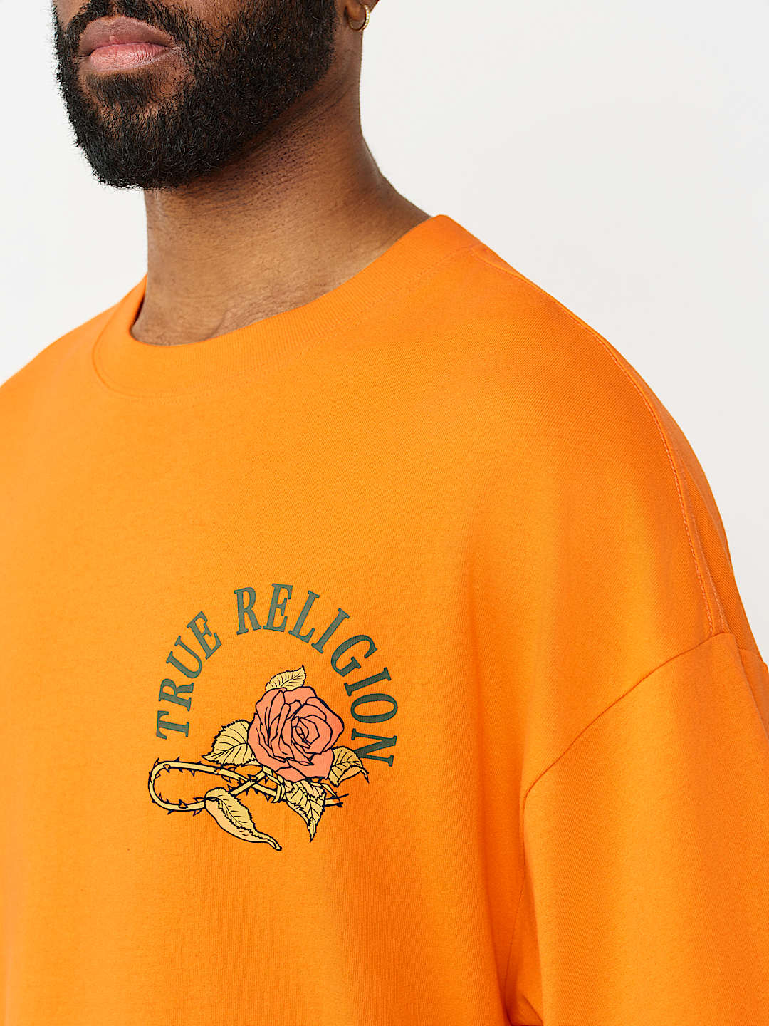 FLORAL SNAKE HEAVYWEIGHT OVERSIZED TEE, image 4