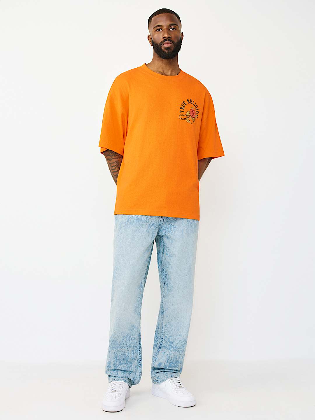 FLORAL SNAKE HEAVYWEIGHT OVERSIZED TEE, image 6