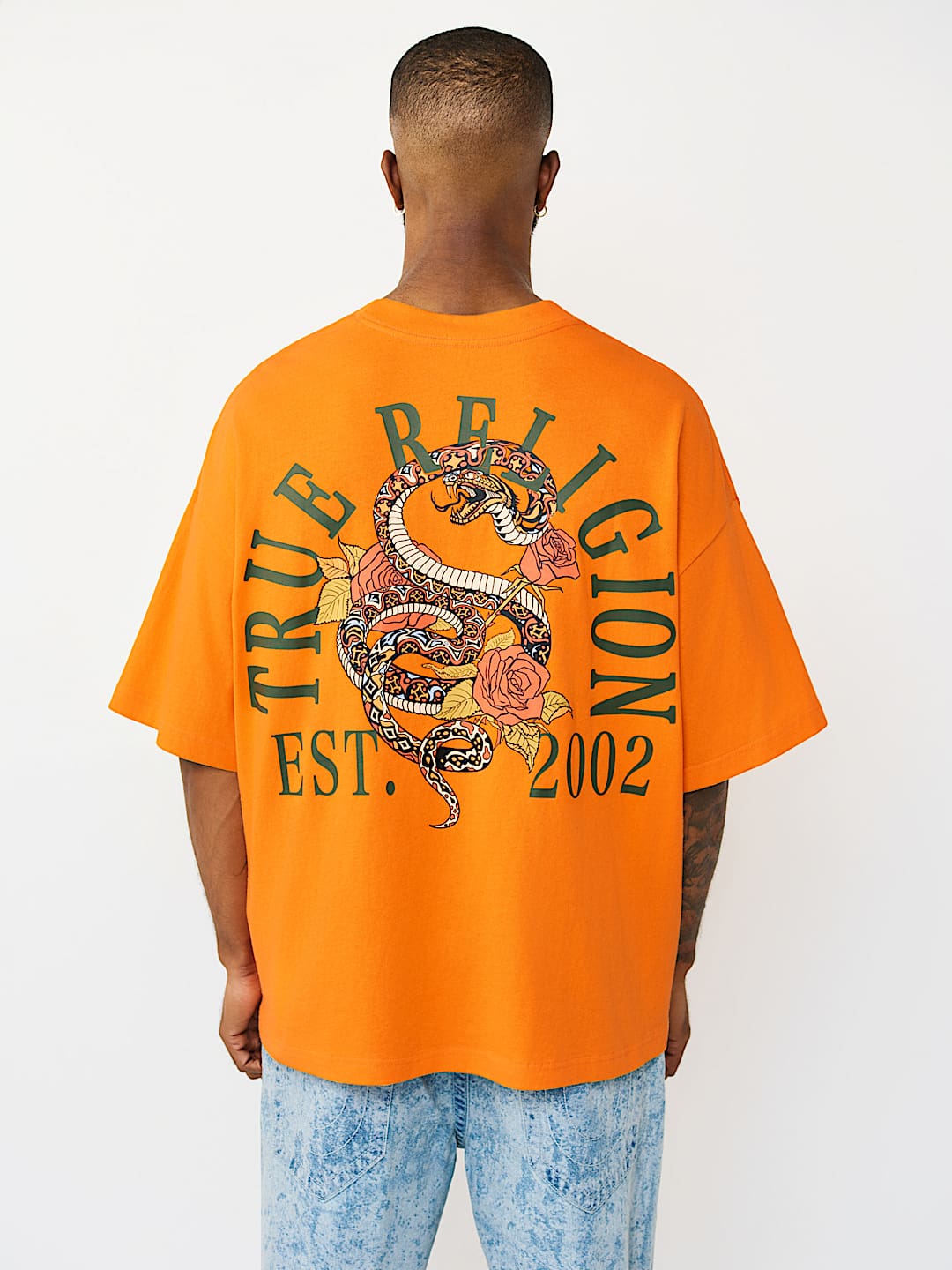 FLORAL SNAKE HEAVYWEIGHT OVERSIZED TEE, image 7