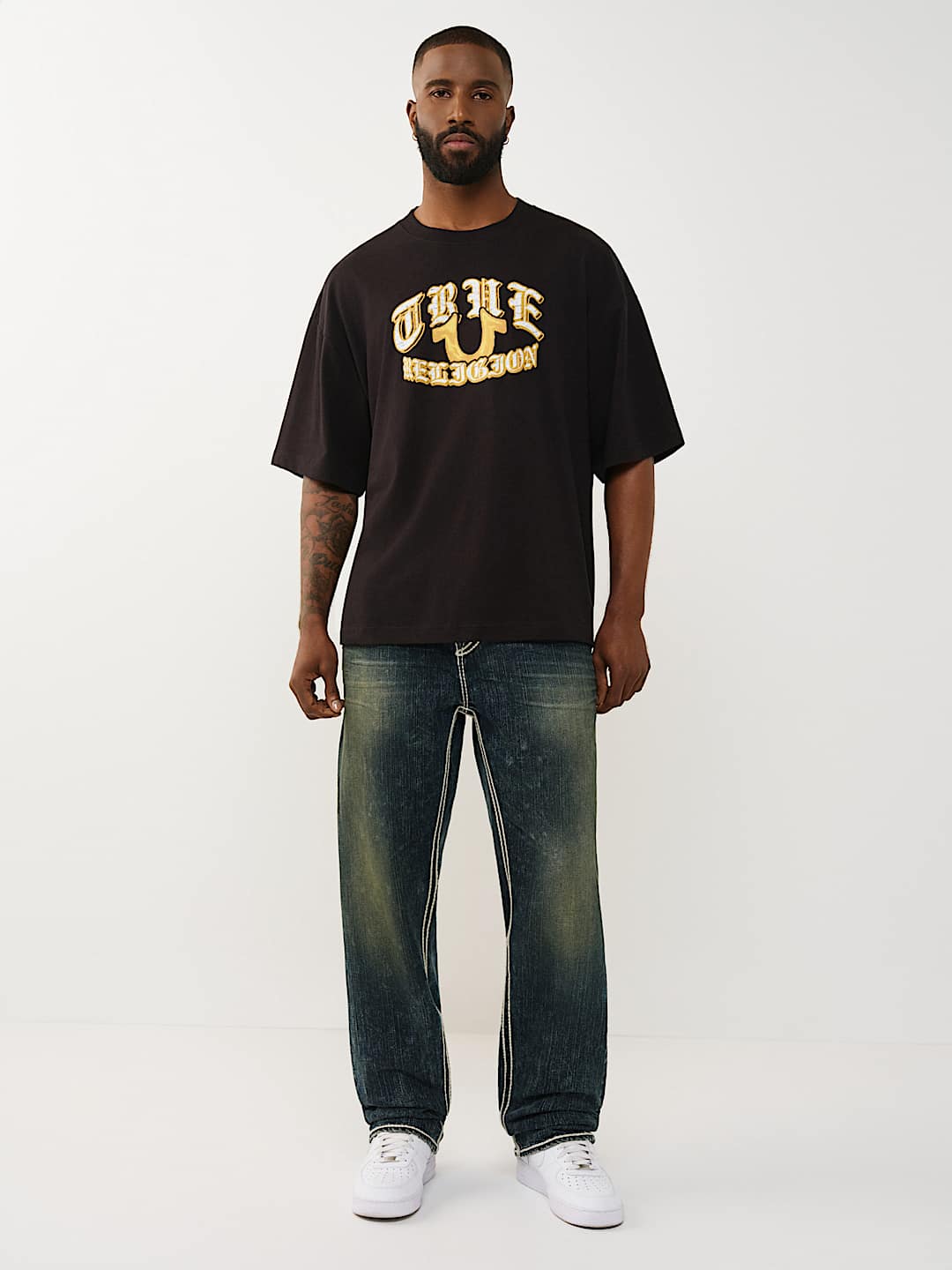 BOBBY ROPE STITCH BAGGY JEAN 32