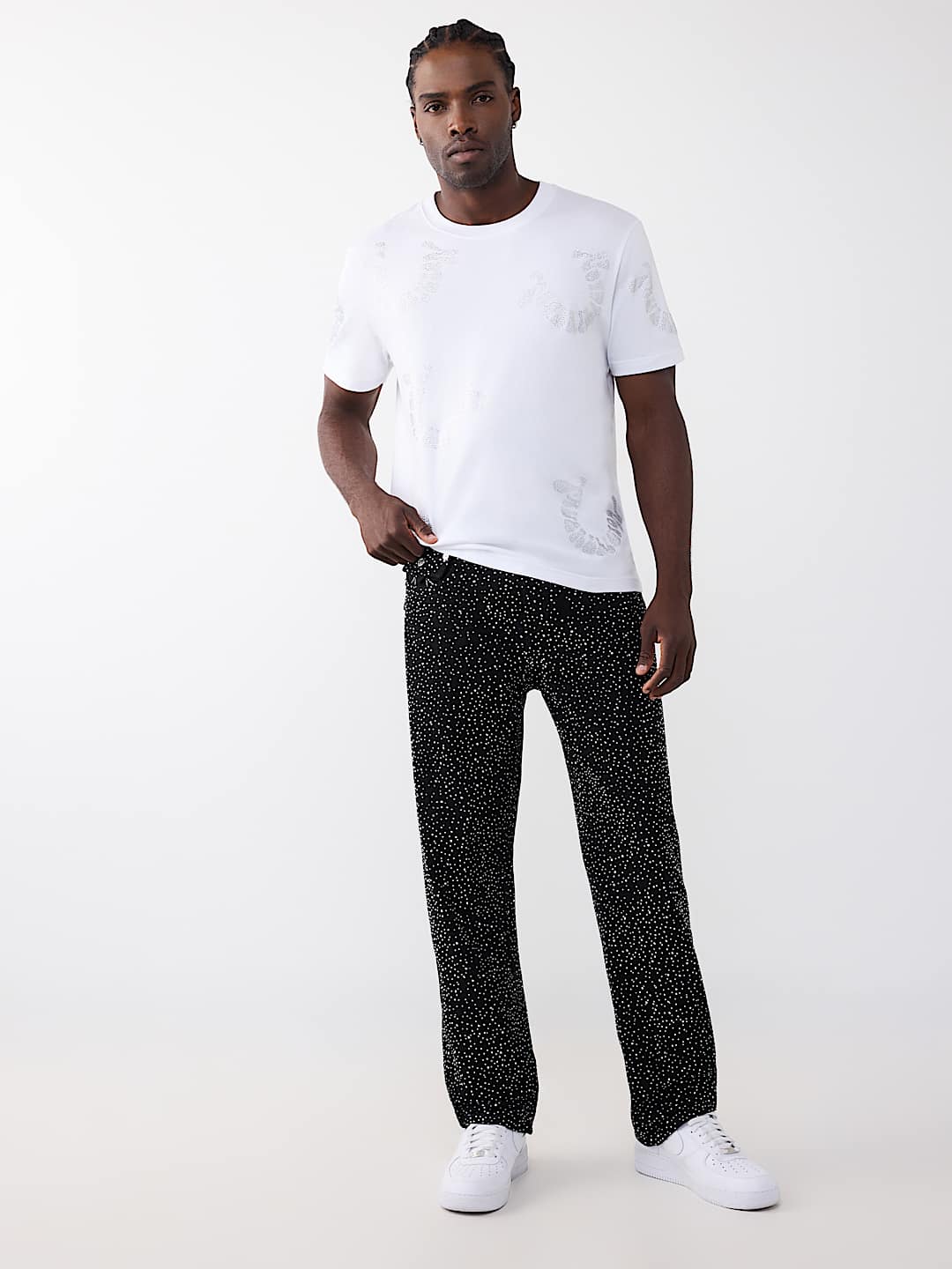 JEANS HOLGADOS BOBBY BIG T CON SOLAPAS Y DIAMANTES DE IMITACI&Oacute;N, image 5