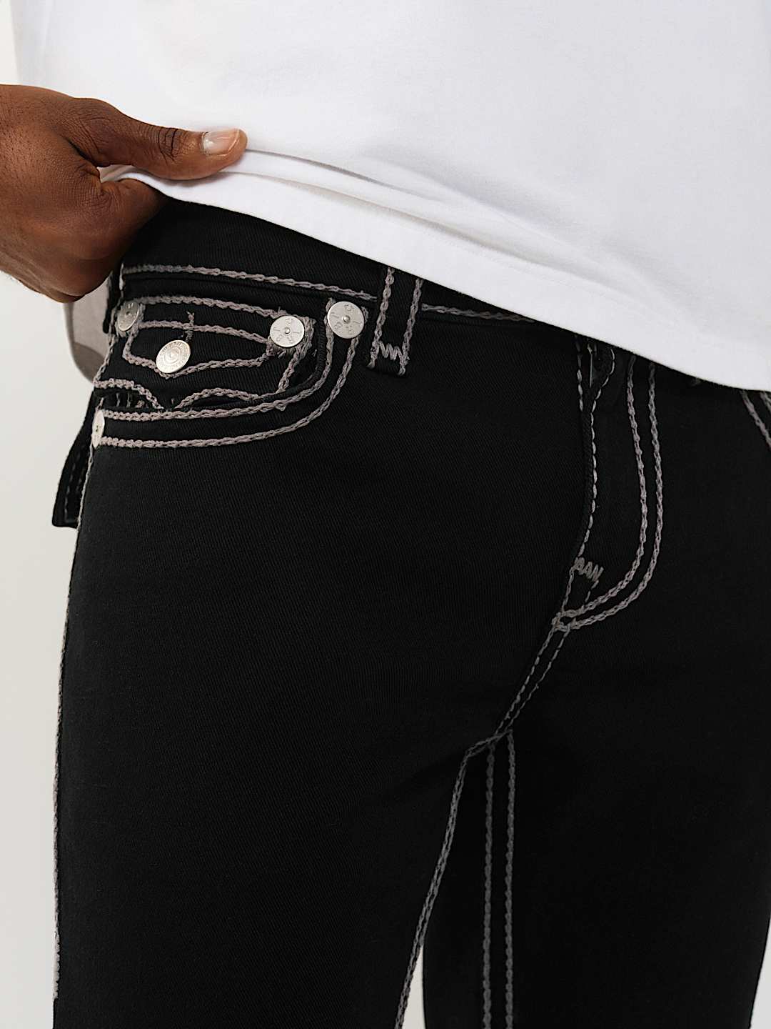 ROCCO ROPE STITCH SKINNY JEAN 32", image 4