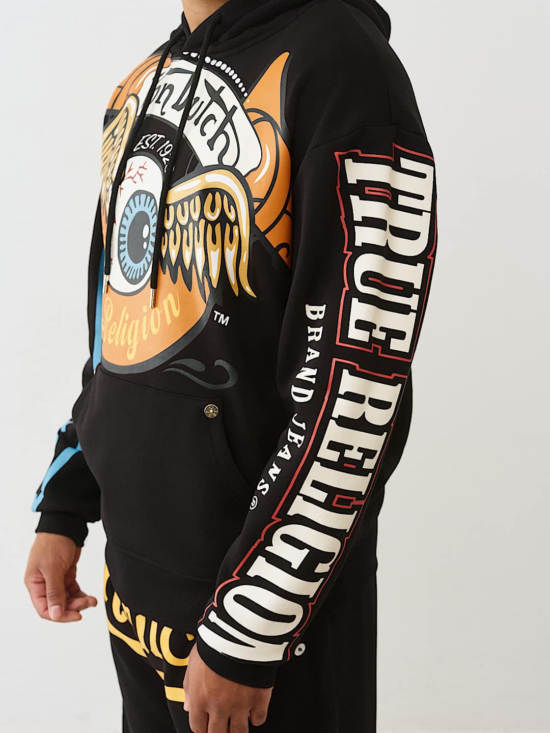 TRUE RELIGION X VON DUTCH LOGO HOODIE, image 4