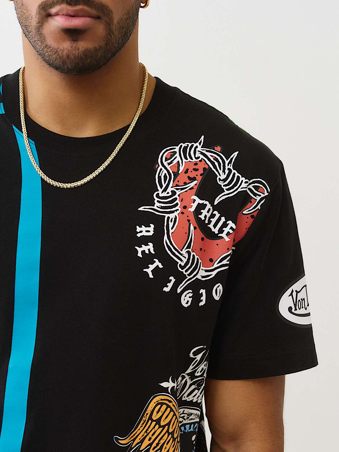 TRUE RELIGION X VON DUTCH TATTOO TEE, image 3