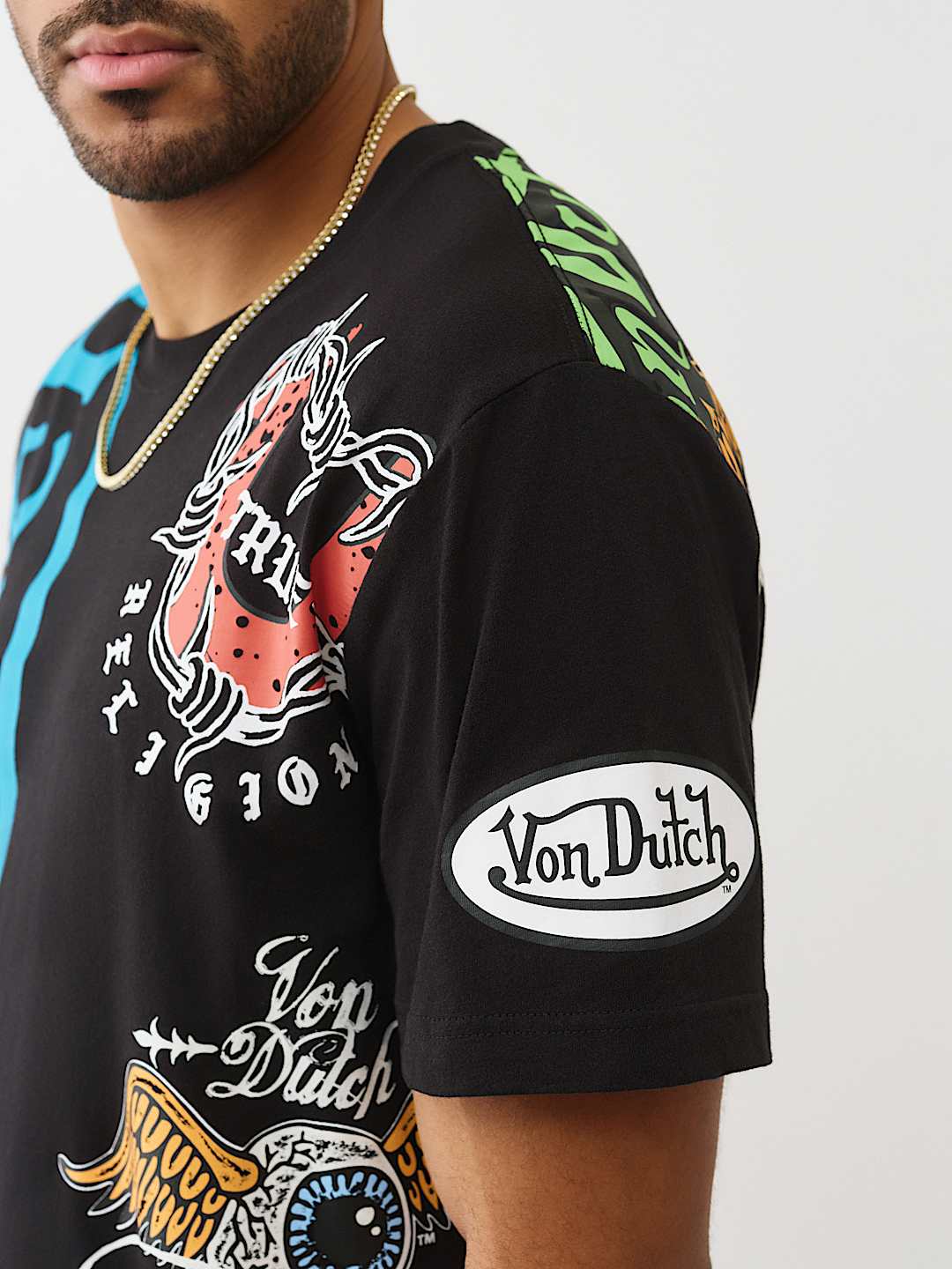 TRUE RELIGION X VON DUTCH TATTOO TEE, image 5