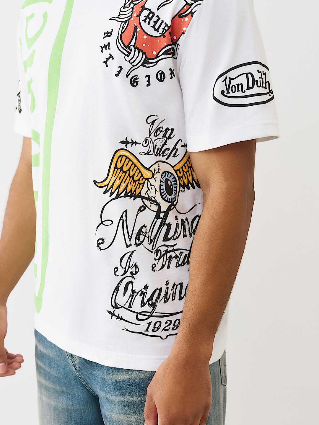 TRUE RELIGION X VON DUTCH TATTOO TEE, image 3