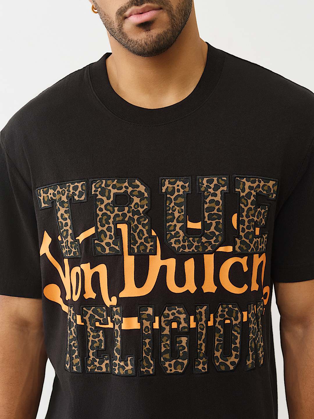 TRUE RELIGION X VON DUTCH LEOPARD LOGO TEE, image 2