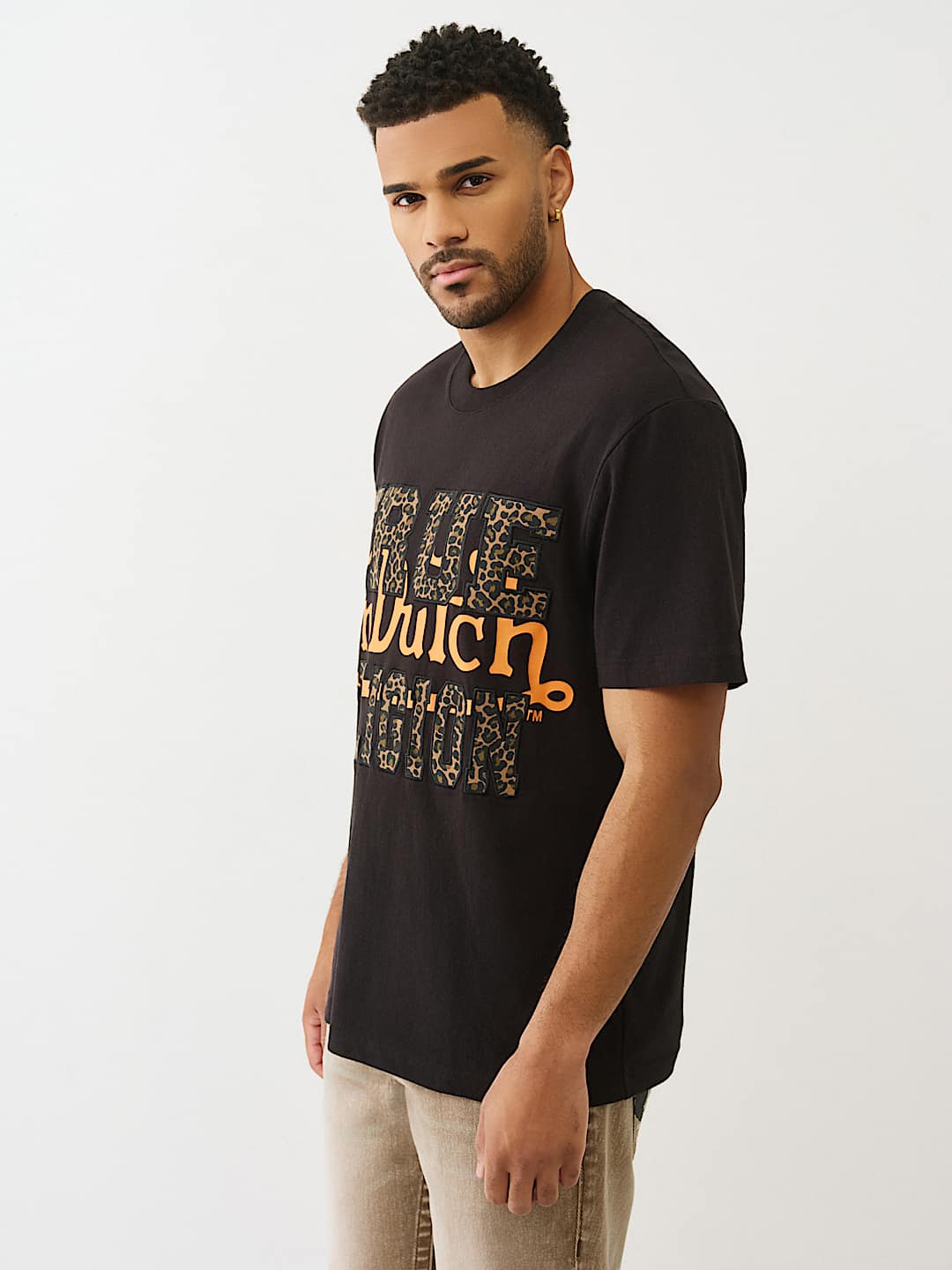 TRUE RELIGION X VON DUTCH LEOPARD LOGO TEE, image 3