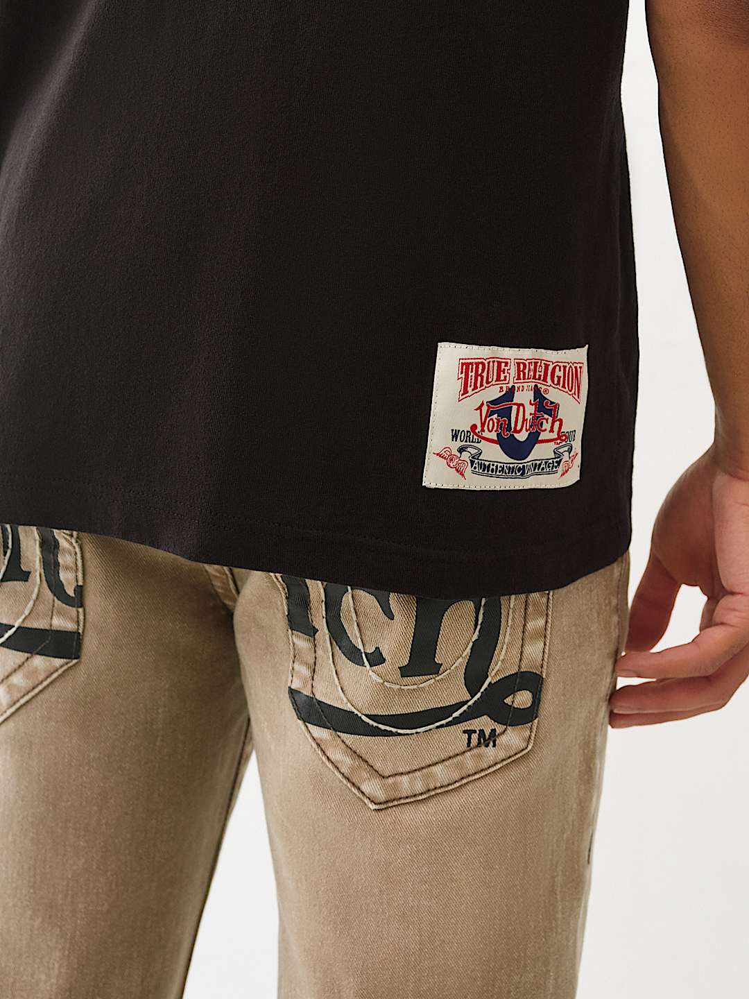 TRUE RELIGION X VON DUTCH LEOPARD LOGO TEE, image 5