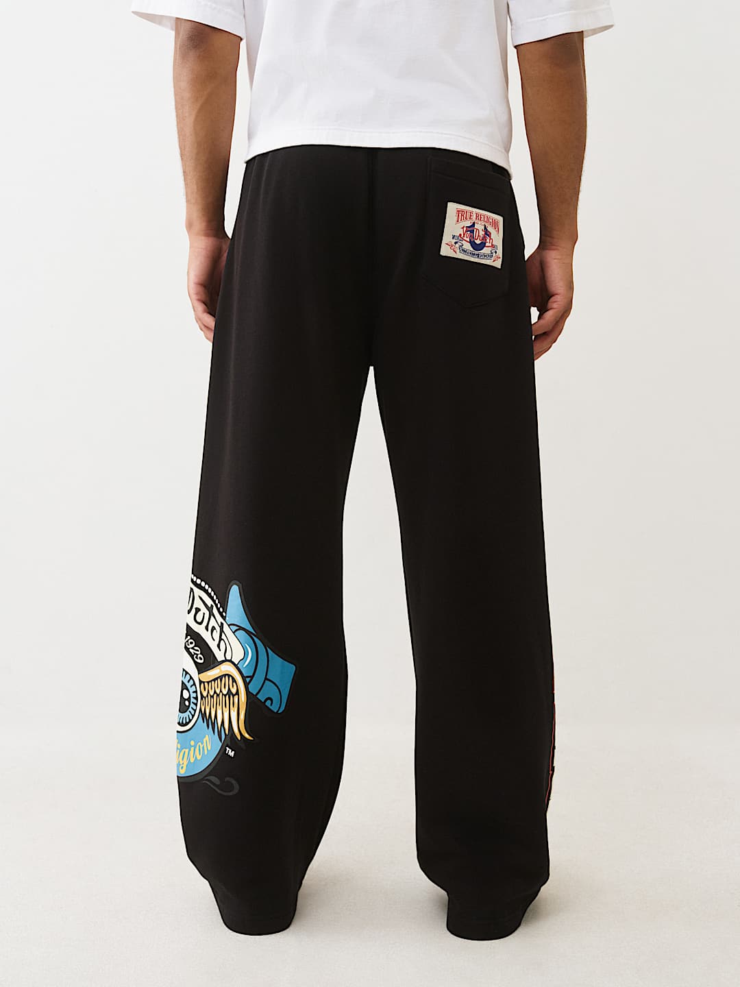 TRUE RELIGION X VON DUTCH LOGO BAGGY SWEATPANT, image 7