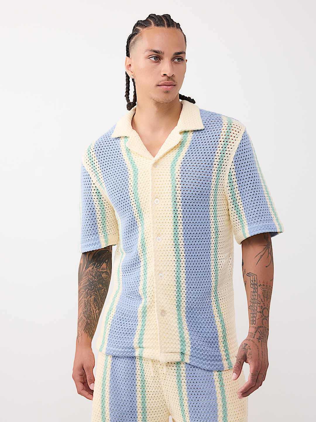 WORLD TOUR KNIT STRIPED SHIRT, image 2