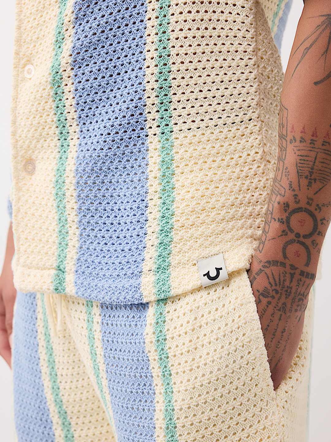 WORLD TOUR KNIT STRIPED SHIRT, image 5
