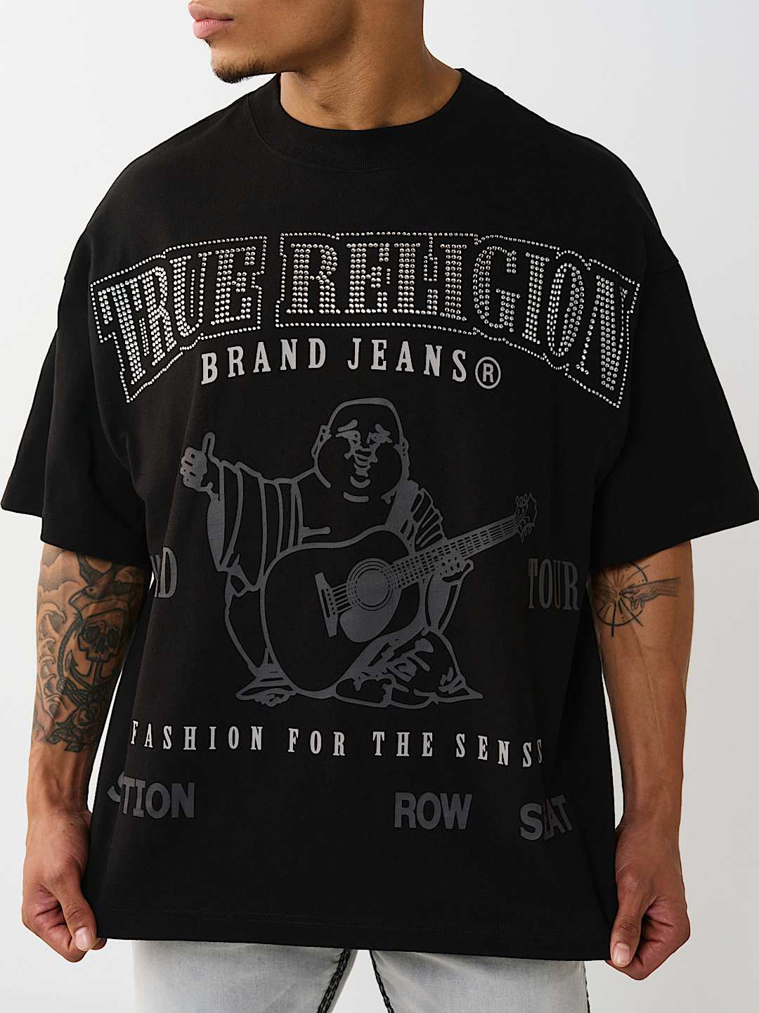 CRYSTAL WORLD TOUR OVERSIZED TEE, image 2