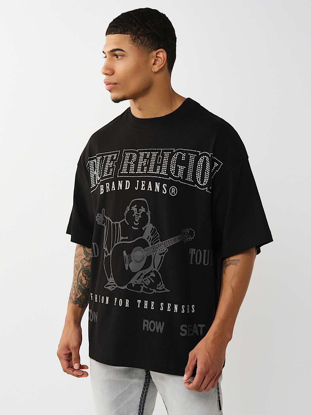 CRYSTAL WORLD TOUR OVERSIZED TEE, image 3