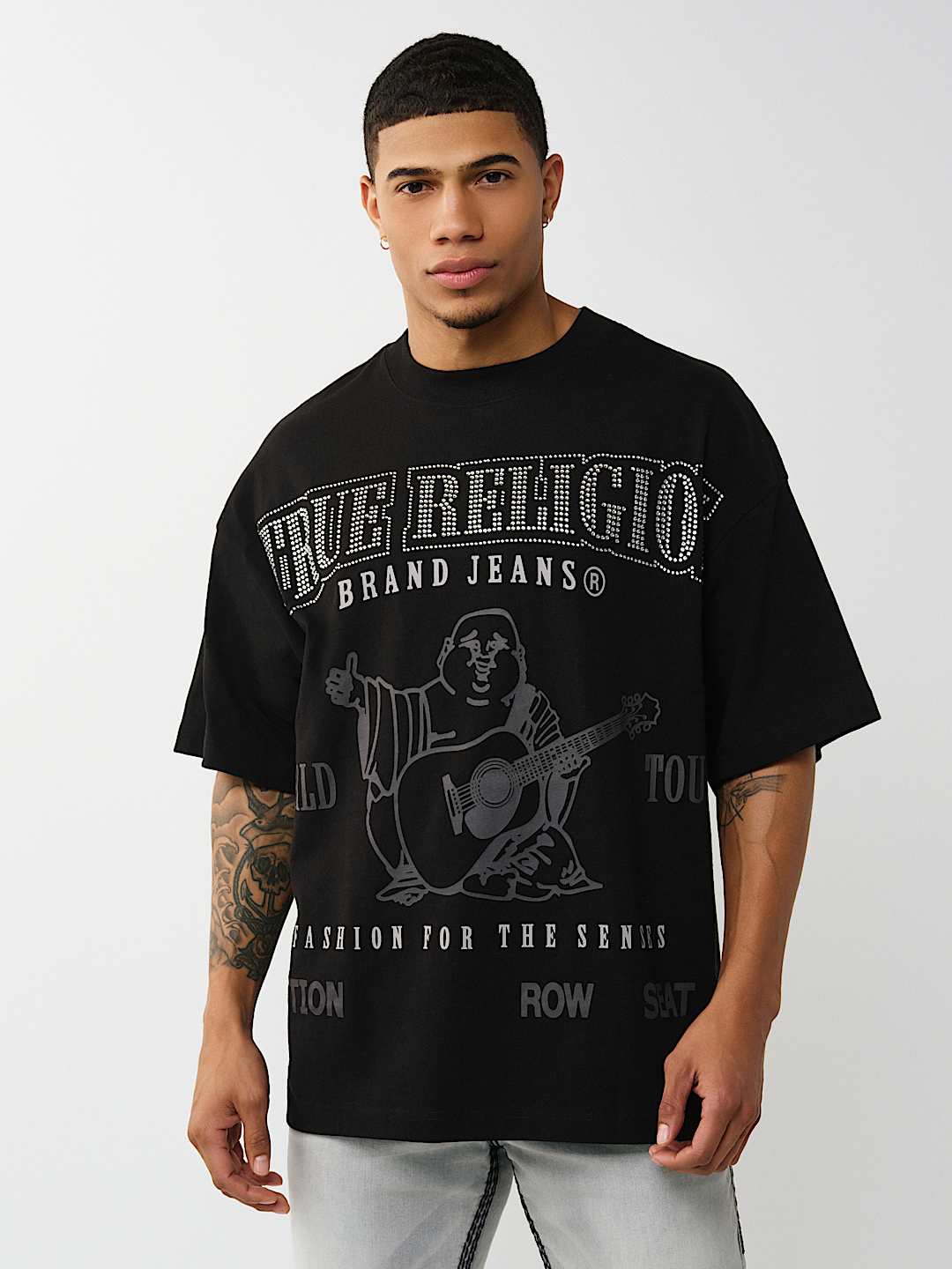 CRYSTAL WORLD TOUR OVERSIZED TEE, image 1