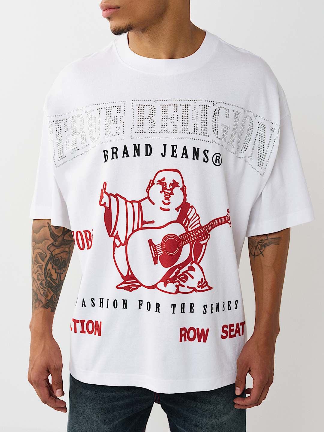 CRYSTAL WORLD TOUR OVERSIZED TEE, image 2