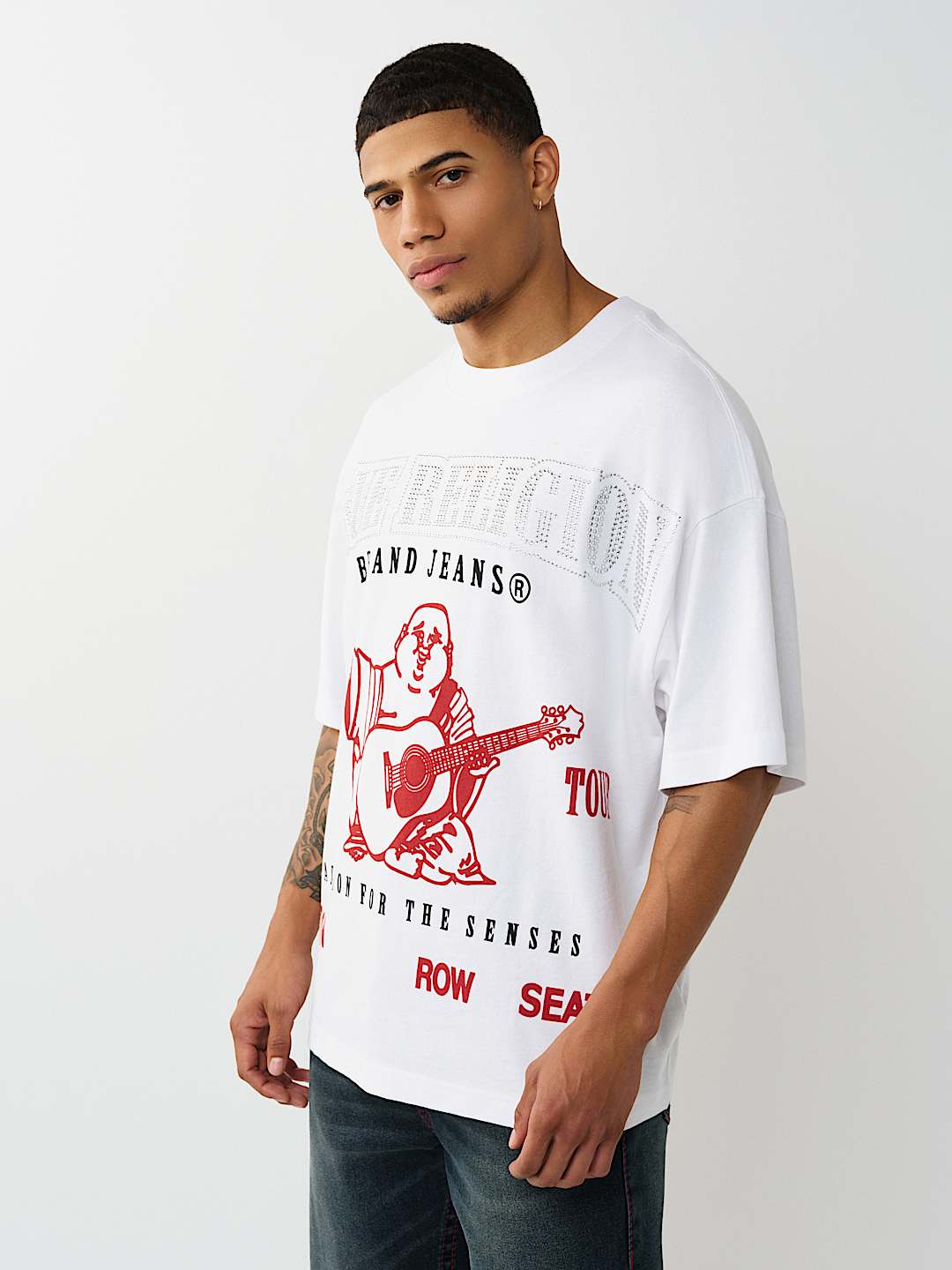 CRYSTAL WORLD TOUR OVERSIZED TEE, image 3