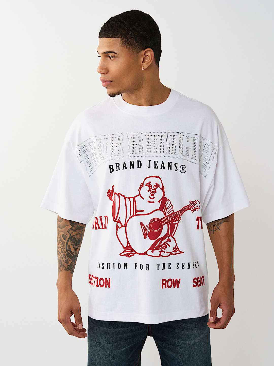 CRYSTAL WORLD TOUR OVERSIZED TEE, image 1