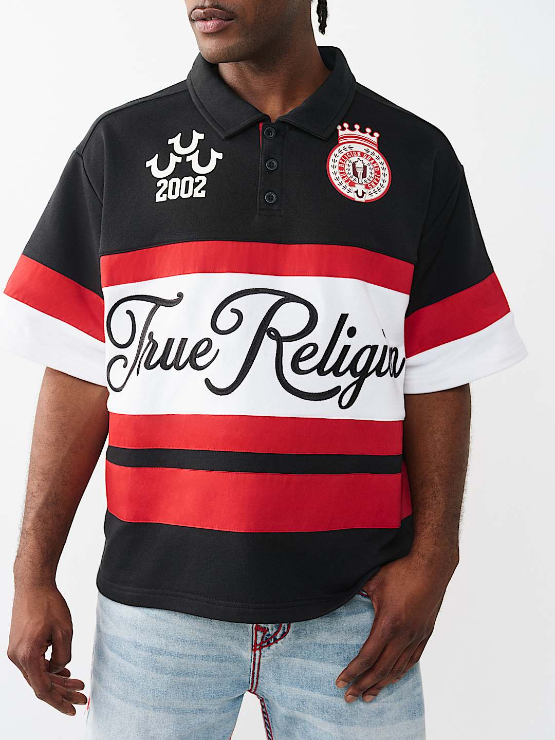 RELAXED RUGBY POLO SHIRT, image 3