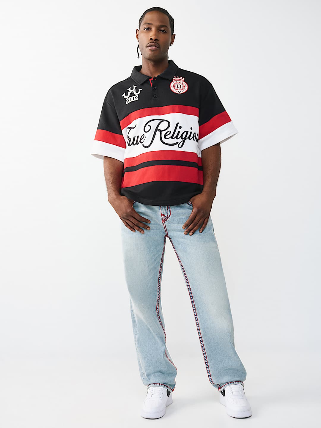 RELAXED RUGBY POLO SHIRT, image 5