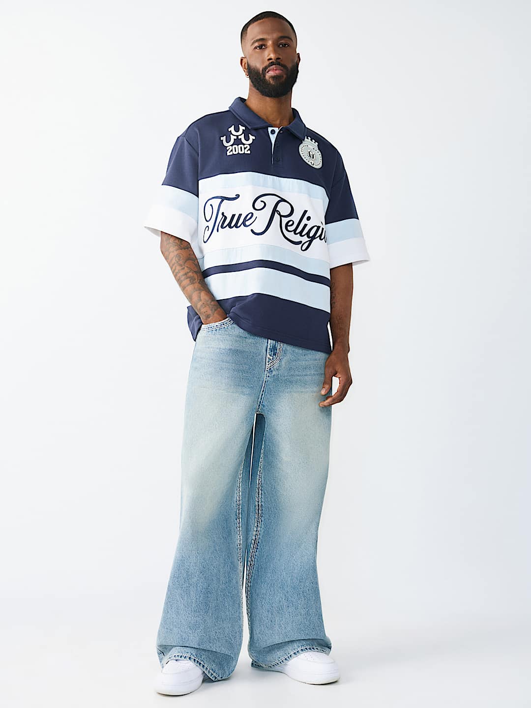 RELAXED RUGBY POLO SHIRT, image 3