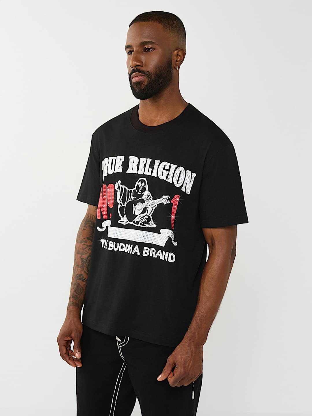 RHINESTONE WORLD TOUR LOGO TEE, image 3