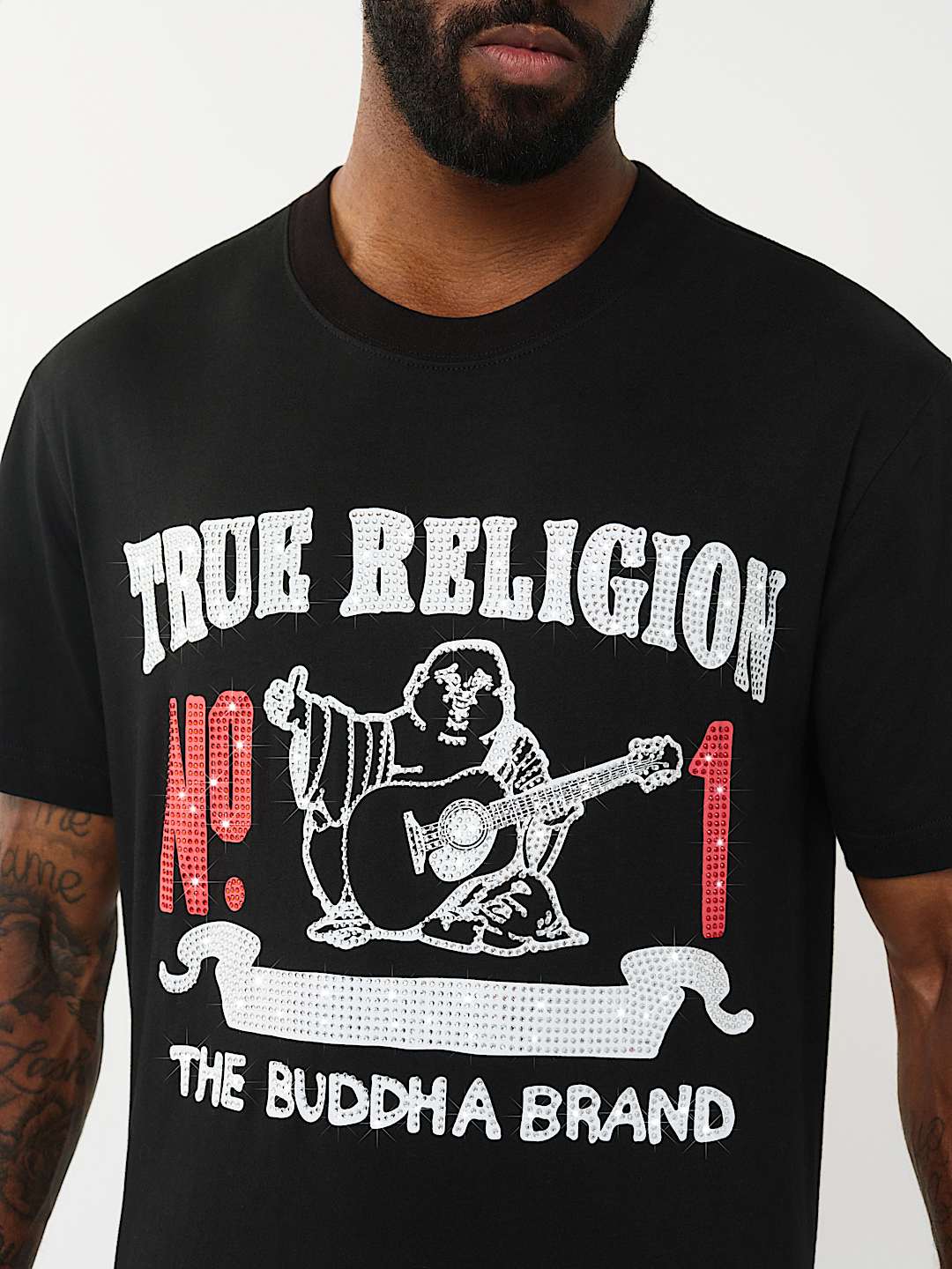 RHINESTONE WORLD TOUR LOGO TEE, image 1