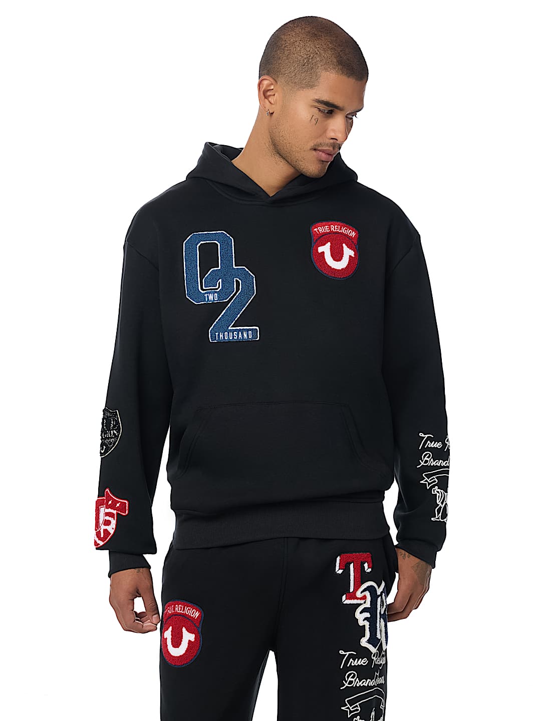 LOGO PATCH HOODIE