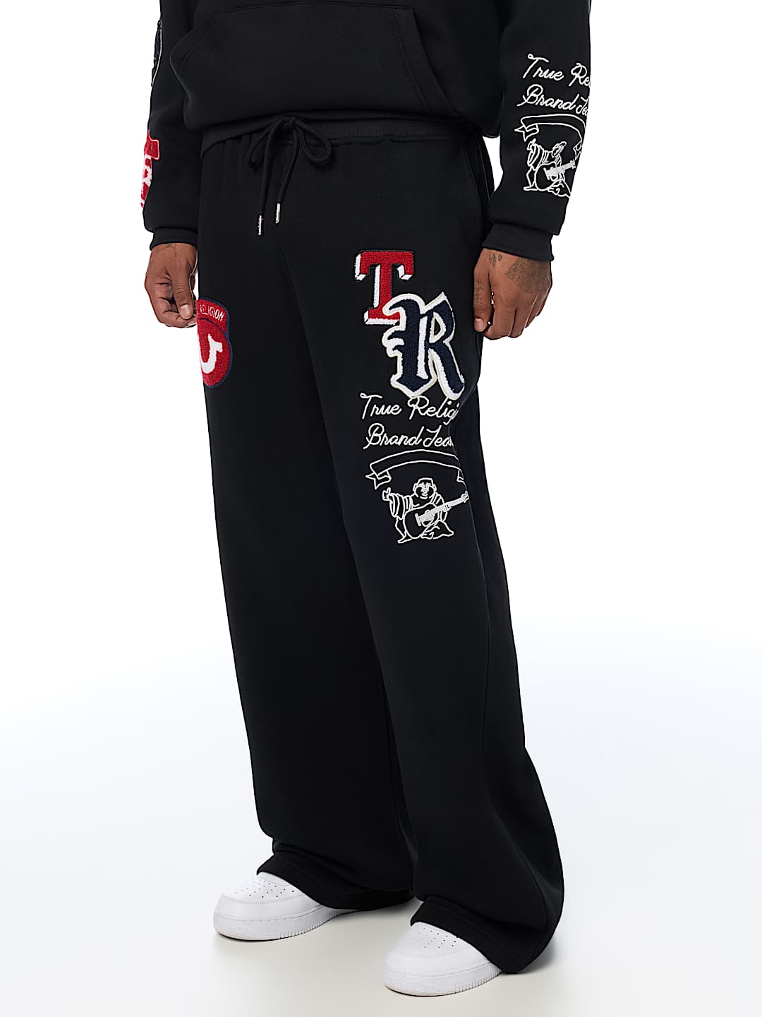 LOGO PATCH BAGGY SWEATPANT