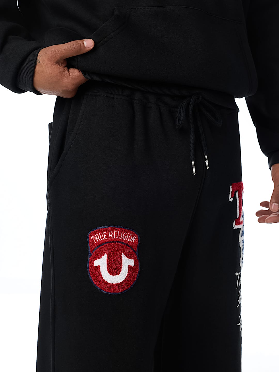 LOGO PATCH BAGGY SWEATPANT