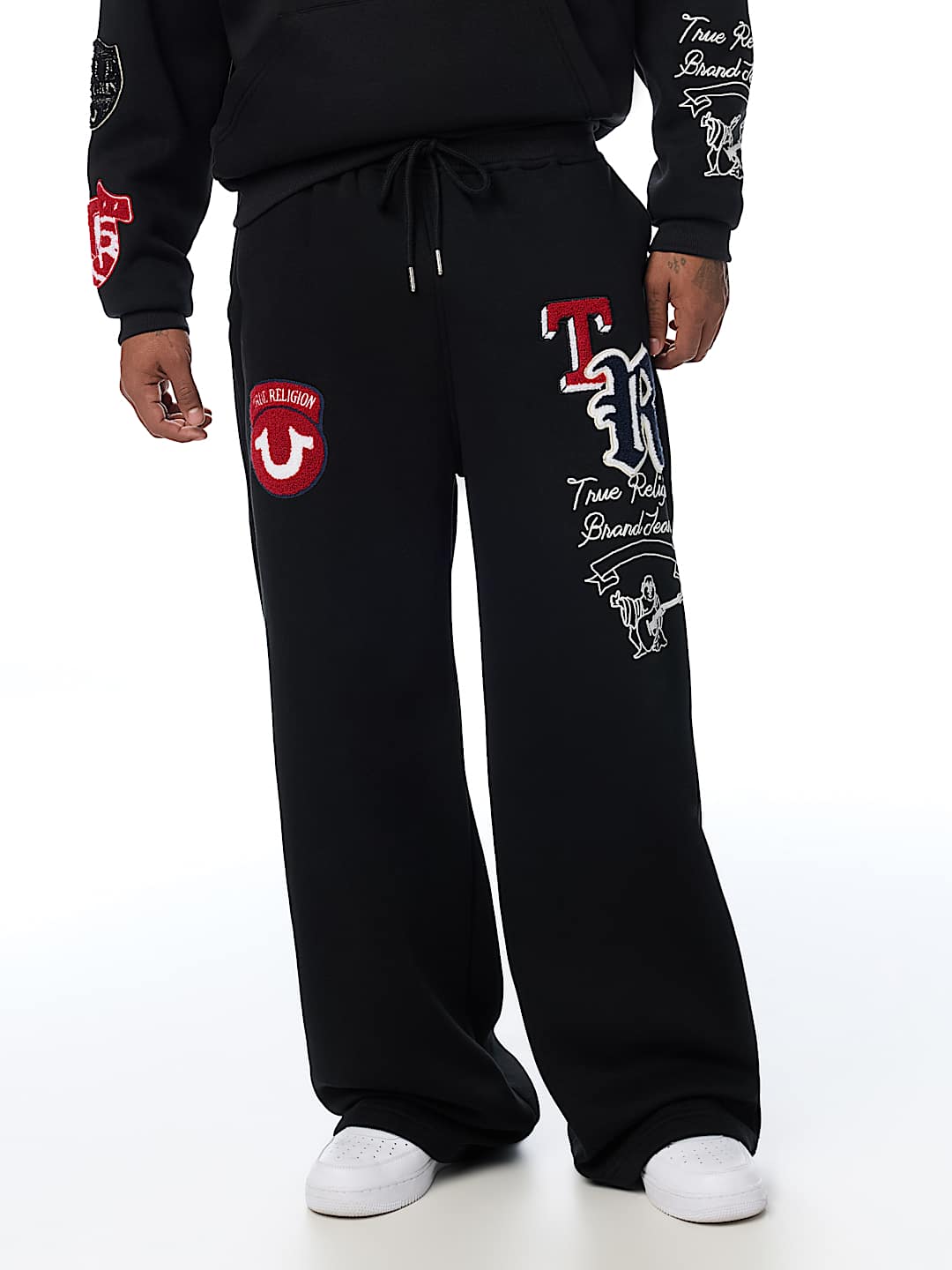 LOGO PATCH BAGGY SWEATPANT