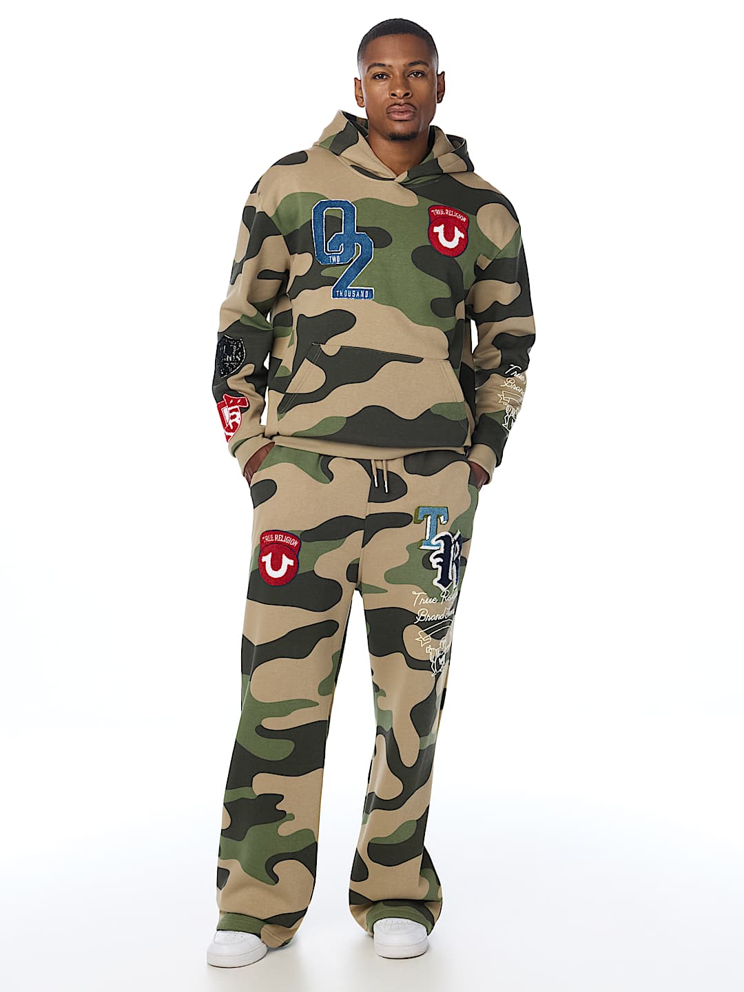 LOGO PATCH BAGGY SWEATPANT