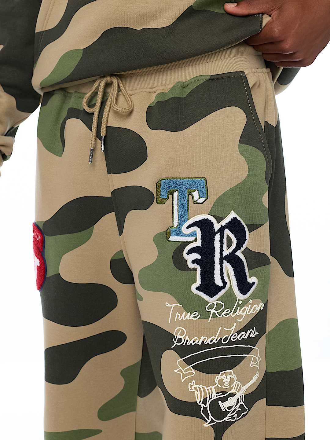 LOGO PATCH BAGGY SWEATPANT