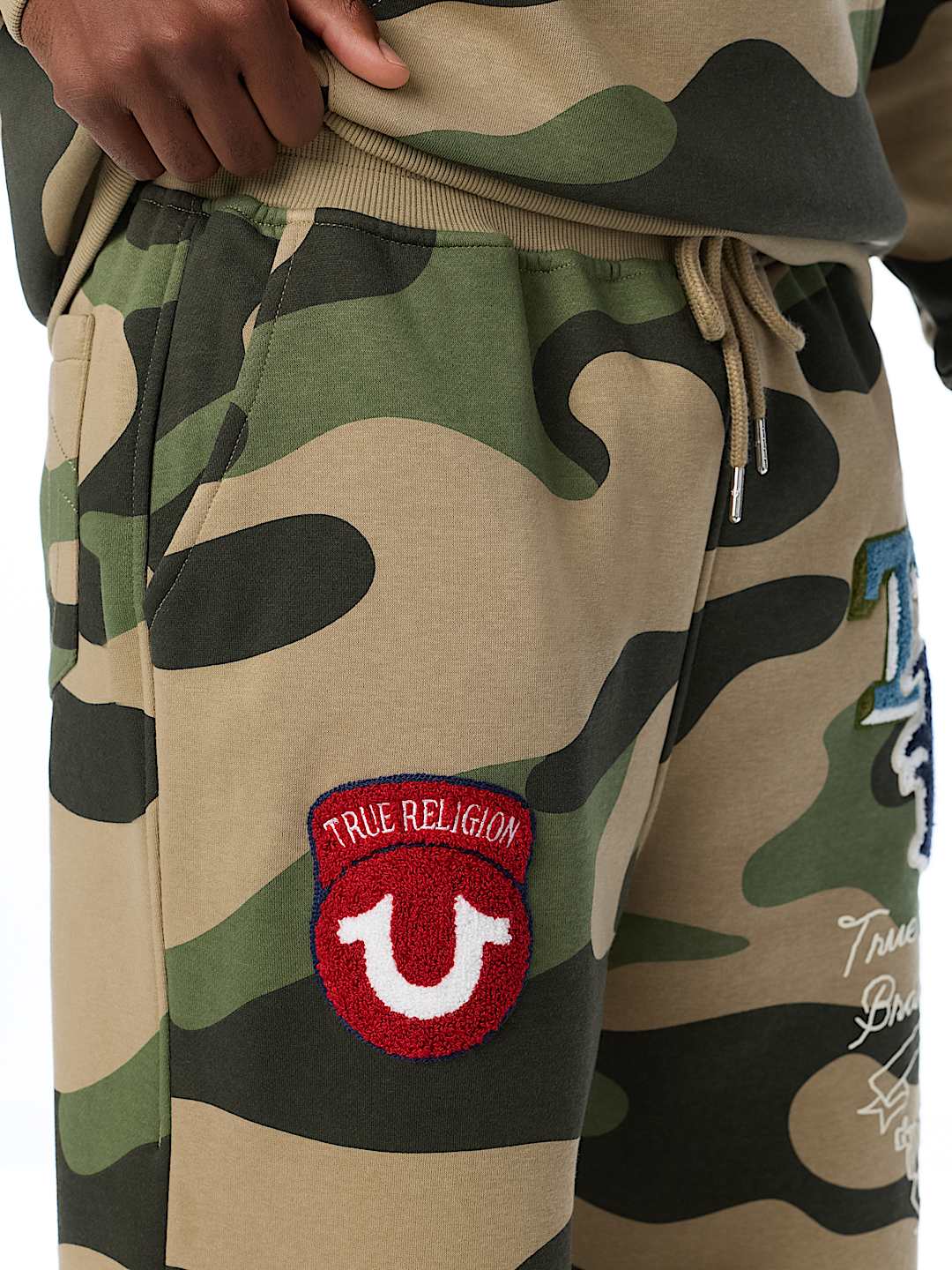 LOGO PATCH BAGGY SWEATPANT