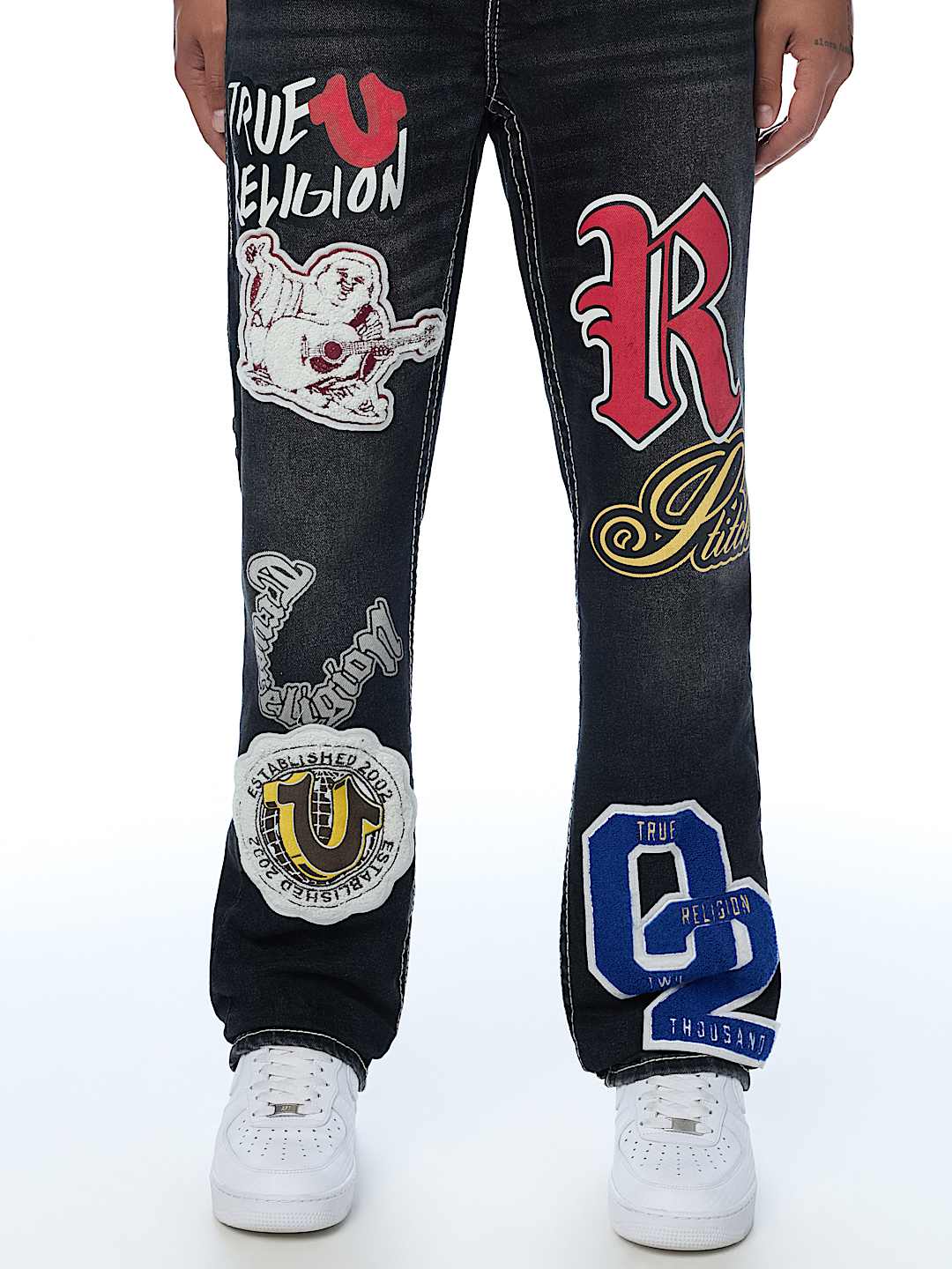 RICKY PATCH BIG T FLAP STRAIGHT JEAN 34" 