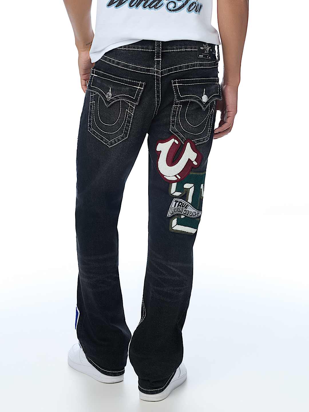 RICKY PATCH BIG T FLAP STRAIGHT JEAN 34" 