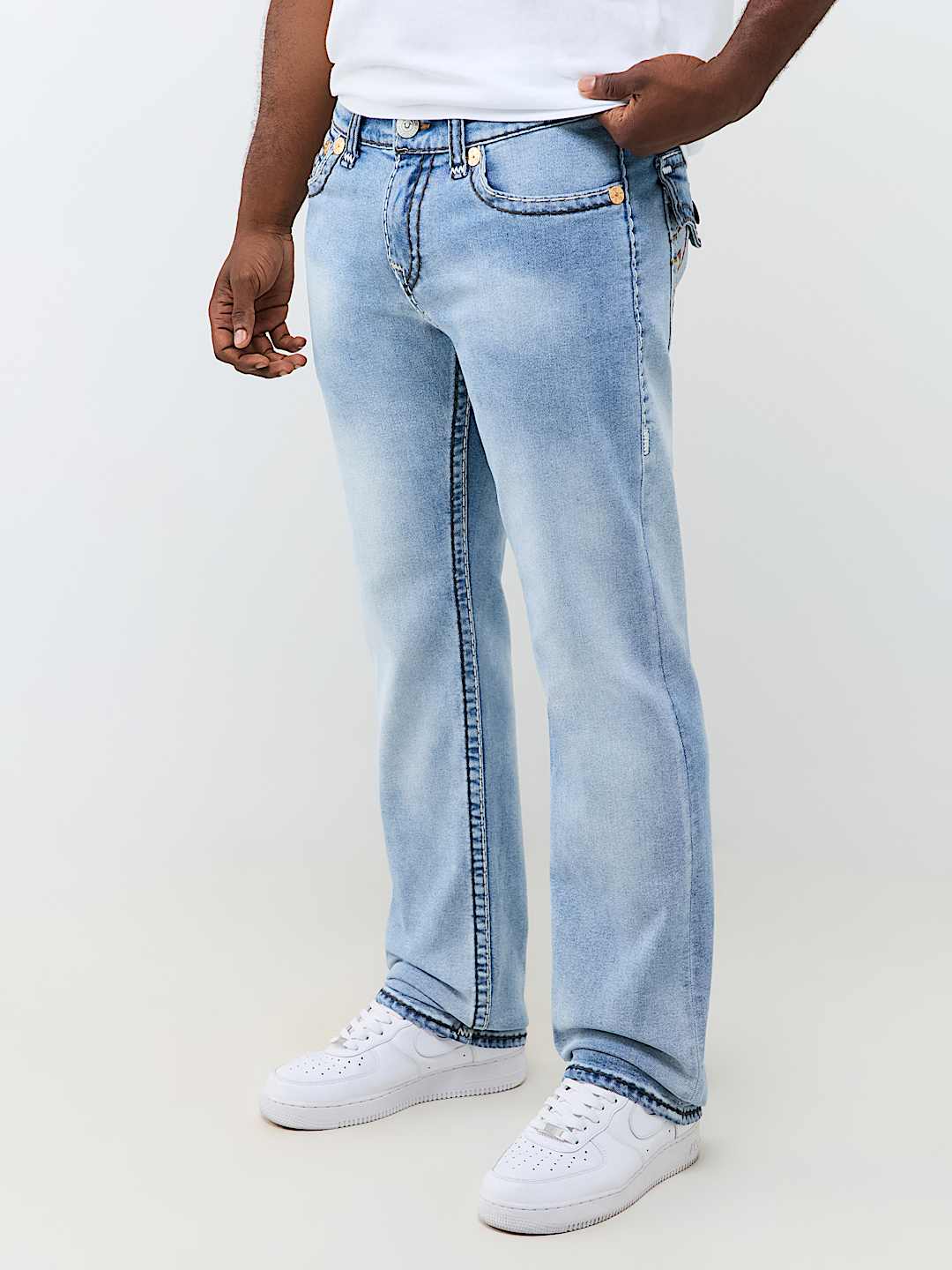 RICKY SUPER T FLAP STRAIGHT JEAN 34"