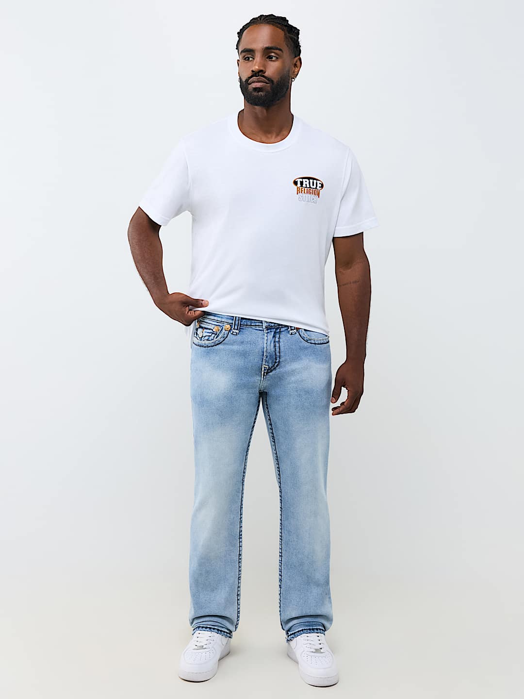 RICKY SUPER T FLAP STRAIGHT JEAN 34"