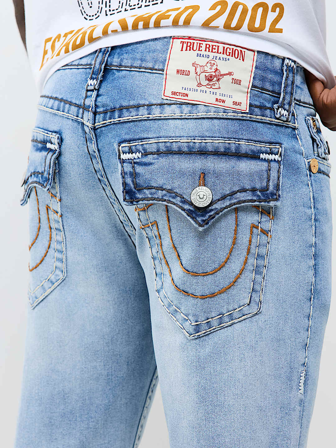 RICKY SUPER T FLAP STRAIGHT JEAN 34"