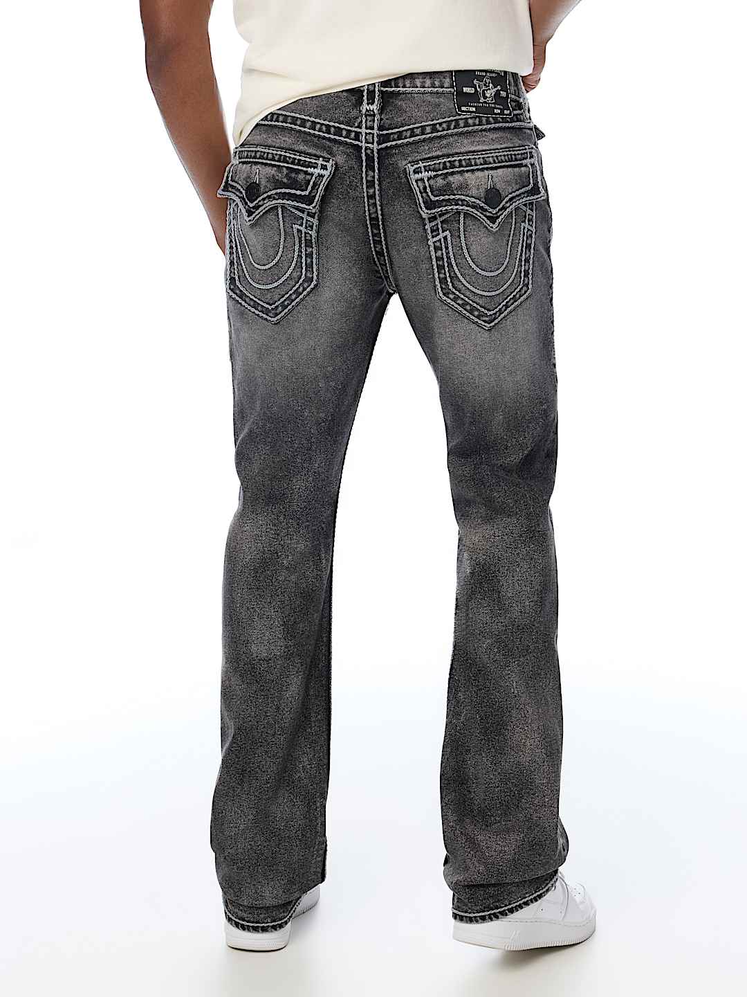 RICKY ROPE STITCH FLAP STRAIGHT JEAN 34