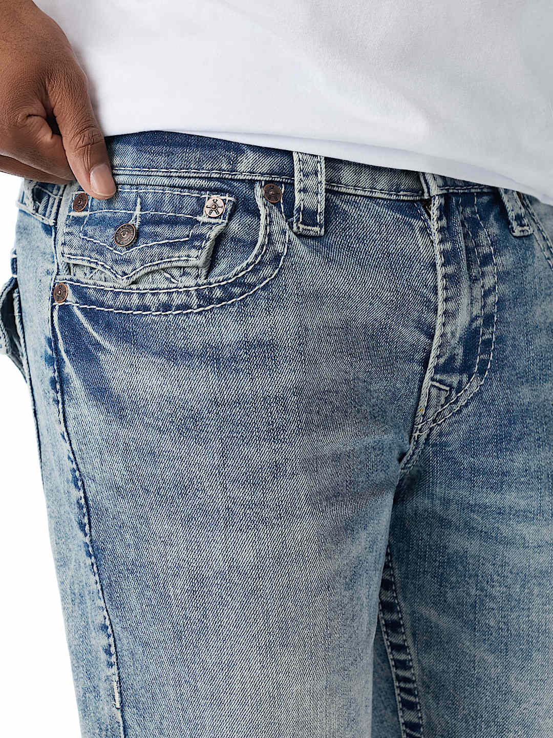 RICKY BIG T FLAP STRAIGHT JEAN 34" 
