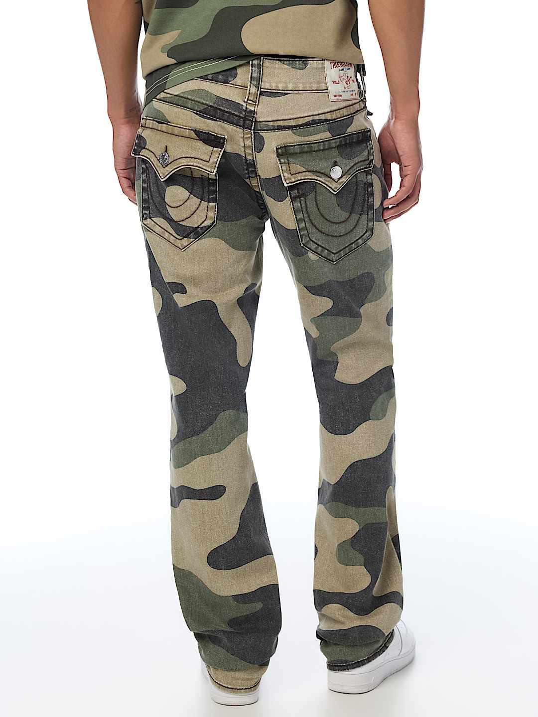 RICKY BIG T CAMO CANVAS STRAIGHT JEAN 34"