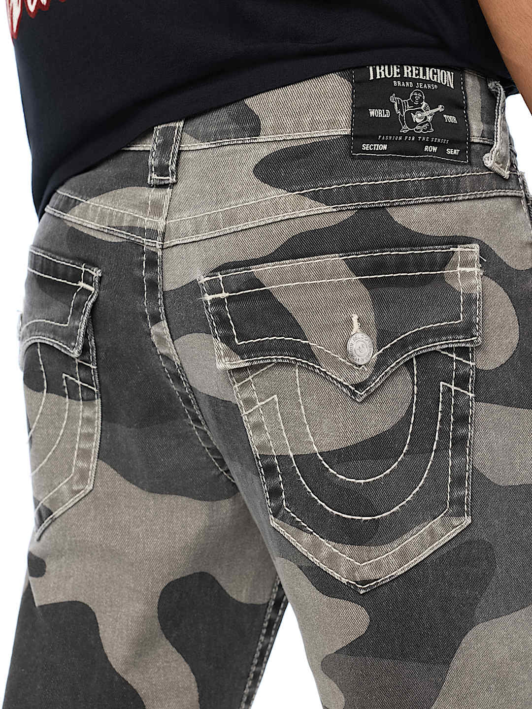 RICKY BIG T CAMO CANVAS STRAIGHT JEAN 34"