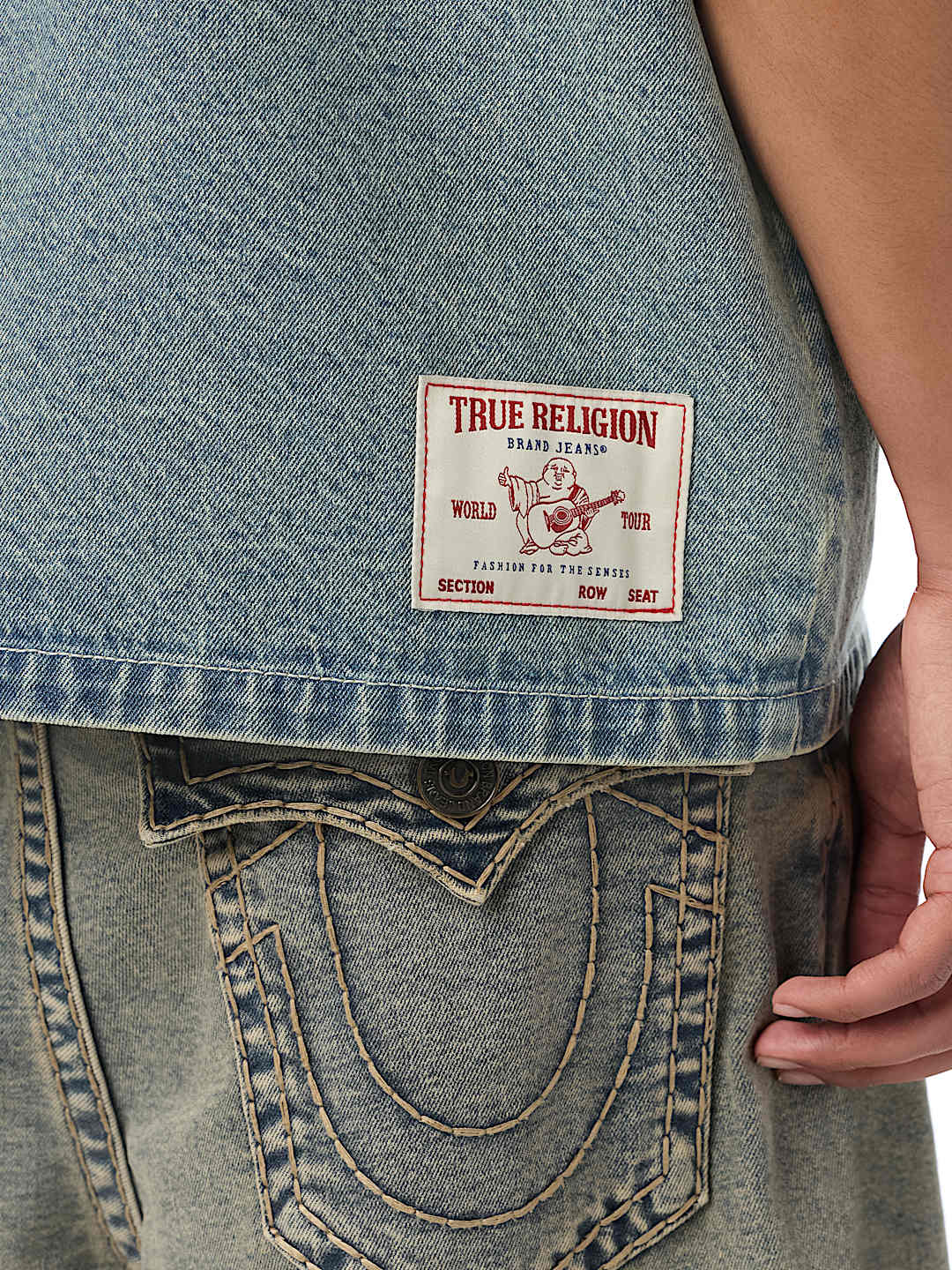 DENIM BASEBALL SHIRT