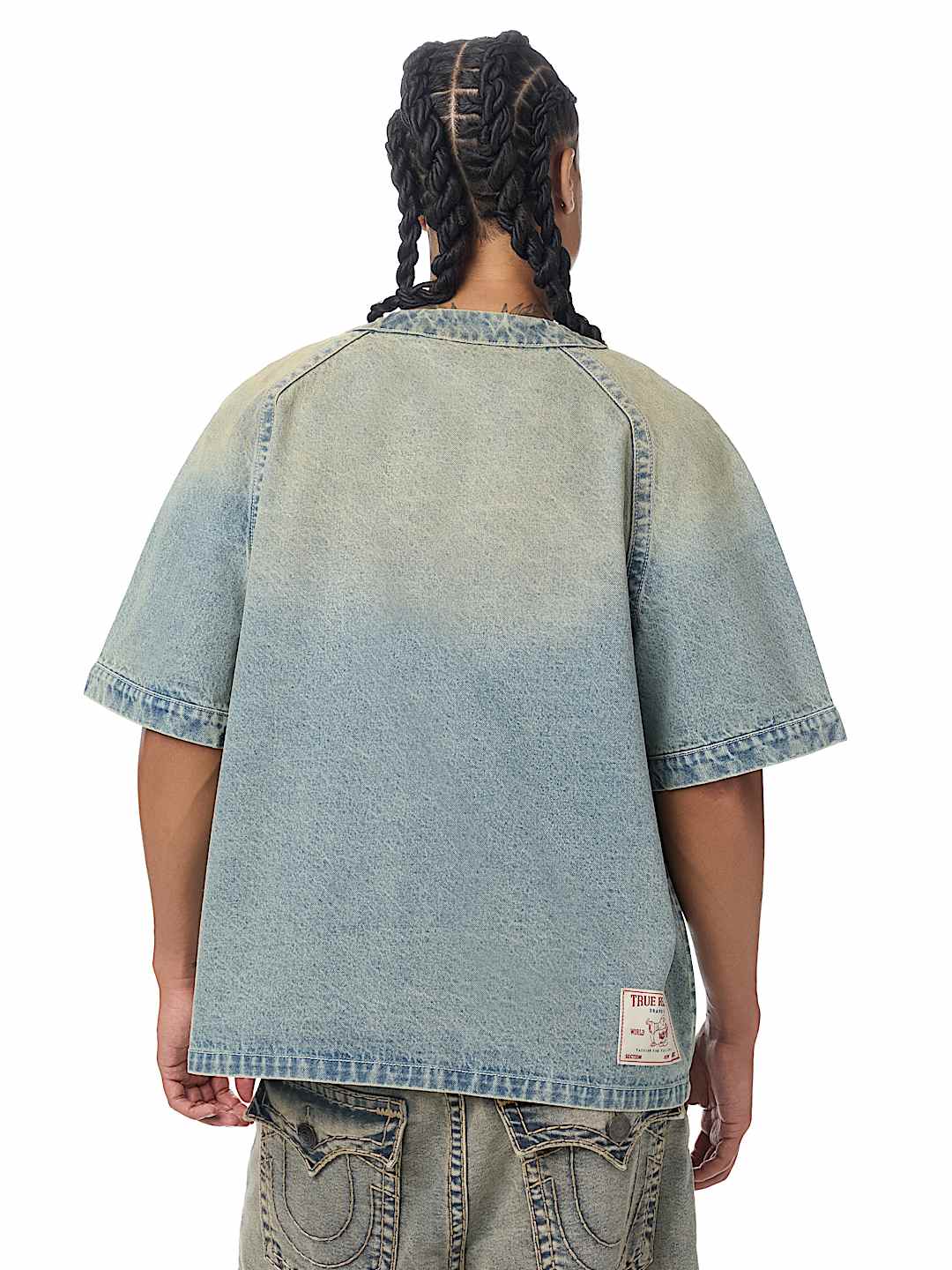 DENIM BASEBALL SHIRT