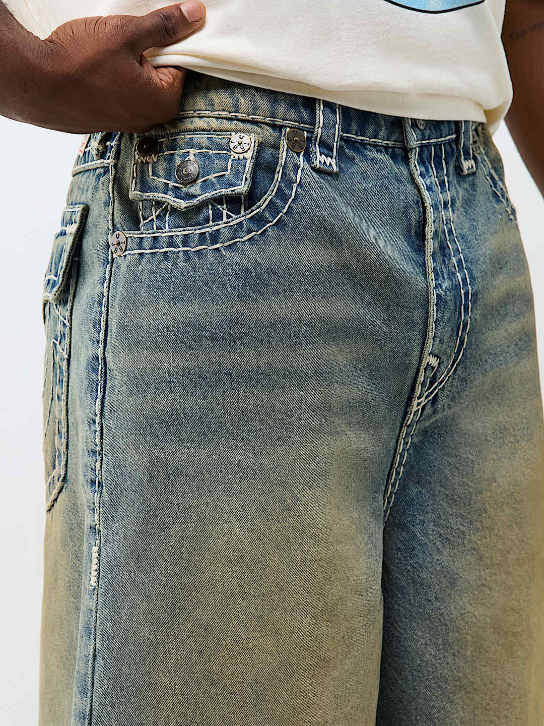 MIKEY SUPER T FLAP BAGGY AF SHORT