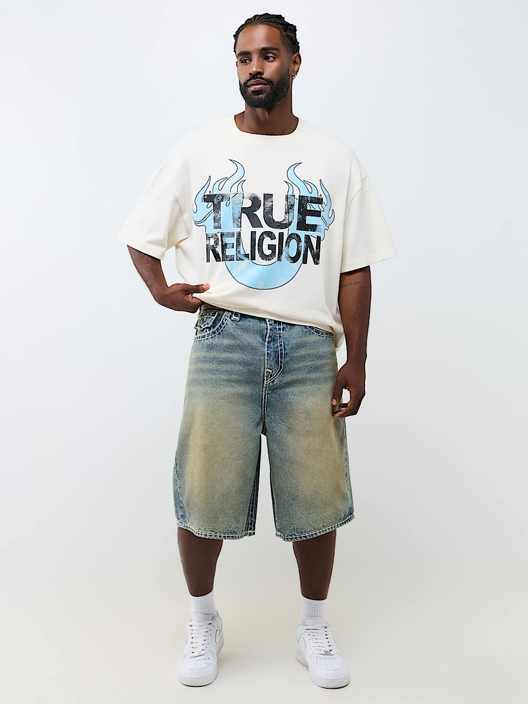 MIKEY SUPER T FLAP BAGGY AF SHORT