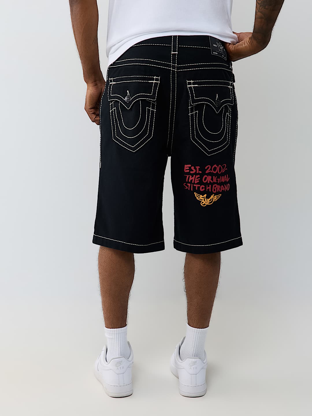 VINNY PATCH BIG T FLAP ULTRA BAGGY SHORT